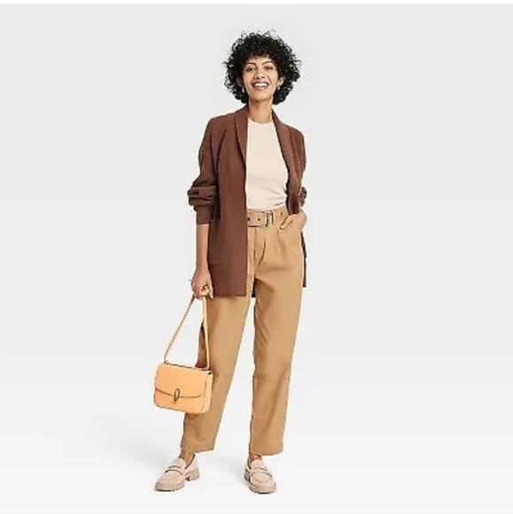 A new day Women's Open Layering Cardigan ~ Brown - Picture 2 of 12